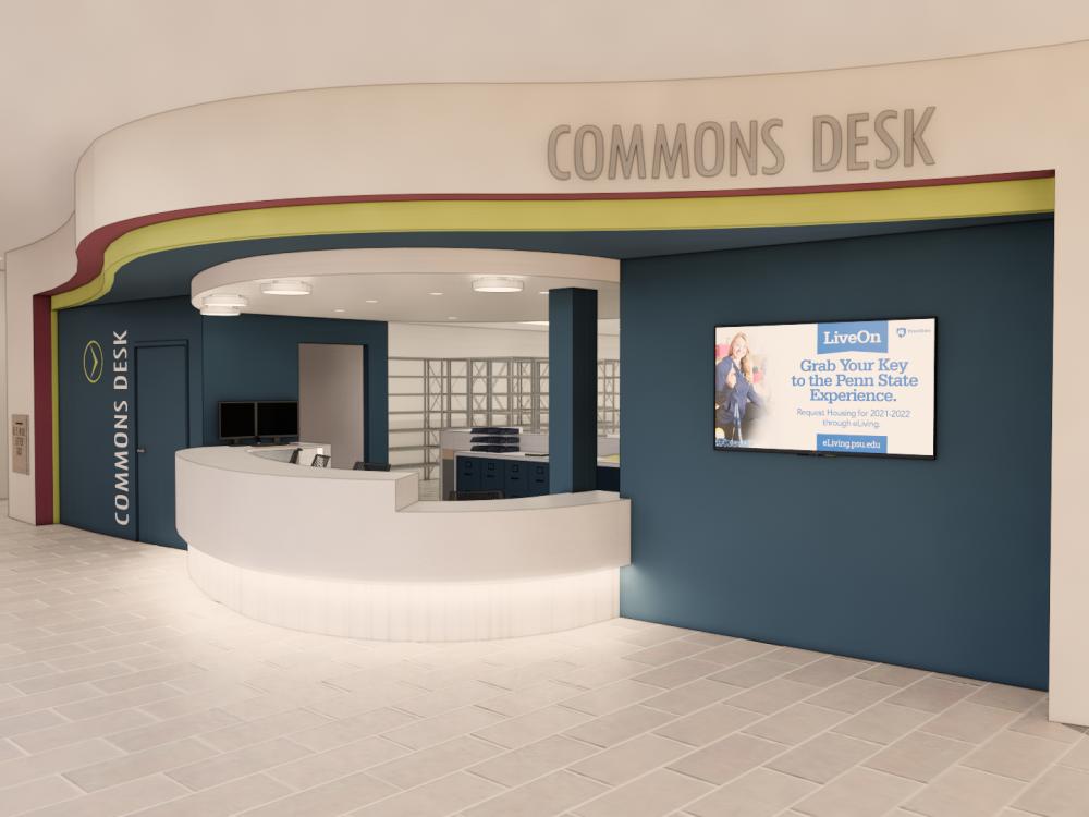 Artist rendition of the future desk